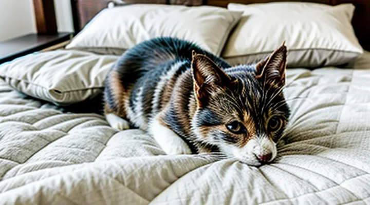 What should be done if fleas appear on bedding?