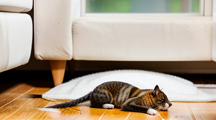 What should be done if ground fleas appear in the house?