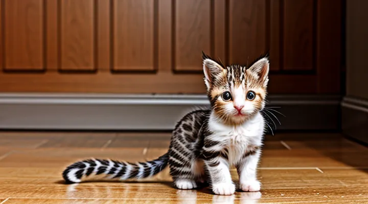 What should be done if small kittens have fleas?