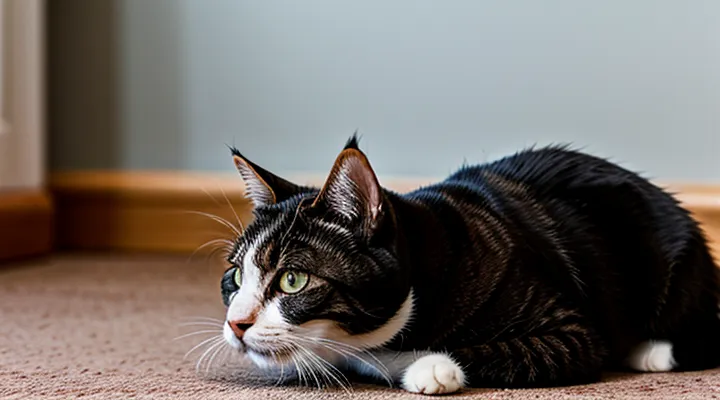 What should be done if the tick's head remains embedded in a cat's skin?