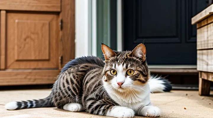 What should be done when fleas are found on a cat?