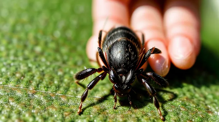 What should be done with a tick after it is removed from a human?