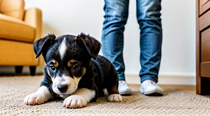What should be used to treat a one‑month‑old puppy for fleas?