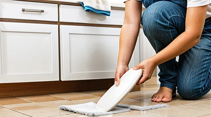 What should be used to wash the floor to prevent fleas?