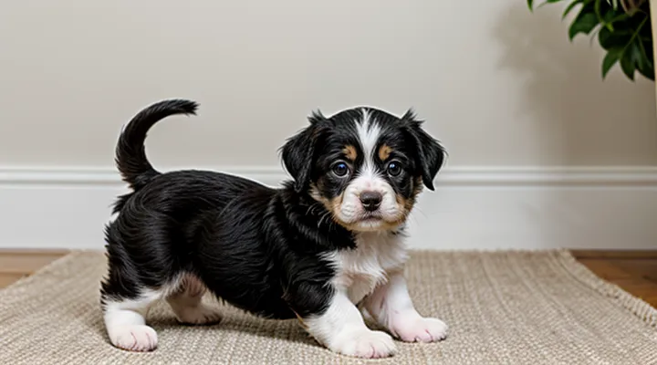 What should I do about fleas on a one‑month‑old puppy?