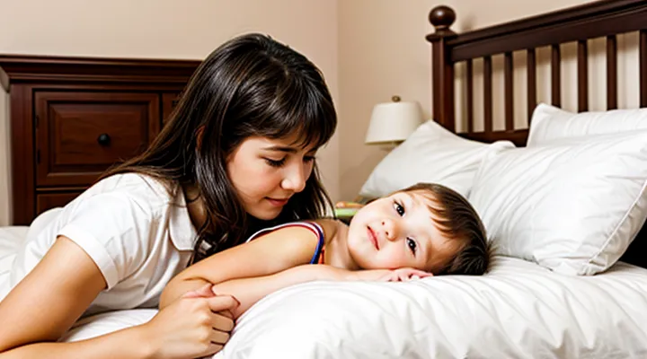 What should I do if bedbugs bite a child?