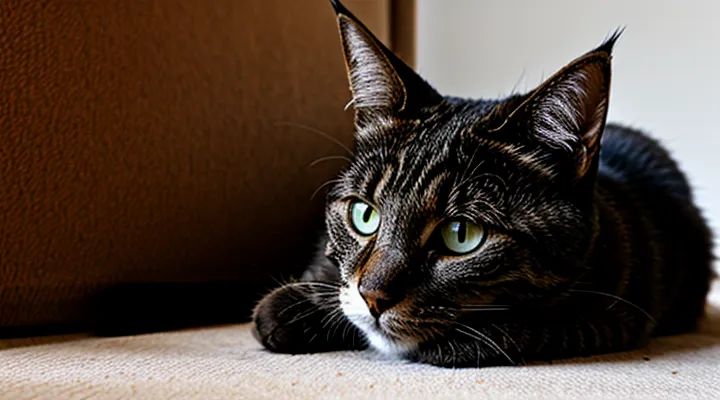 What should I do if the tick's head is left in a cat?