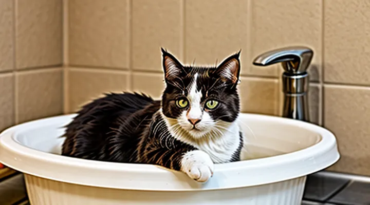 What should I use to wash a cat for fleas at home?