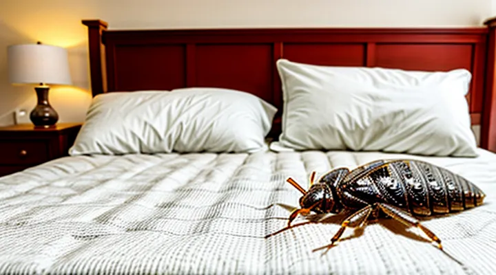 What should you do if a stray bed bug appears in your apartment?