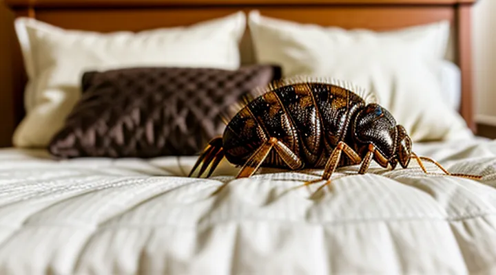 What should you do if bedbugs appear in the bed?