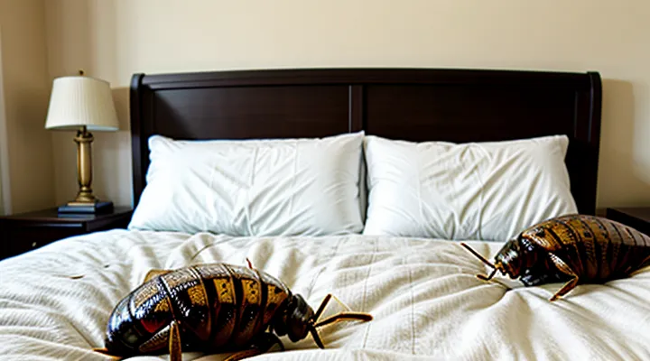 What should you do if bedbugs appear in your bed?