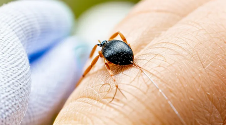 What should you do if part of the tick remains in the body?