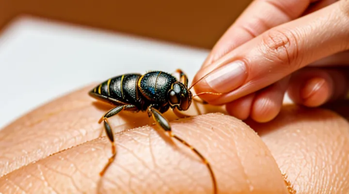 What should you do if part of the tick remains in the skin?