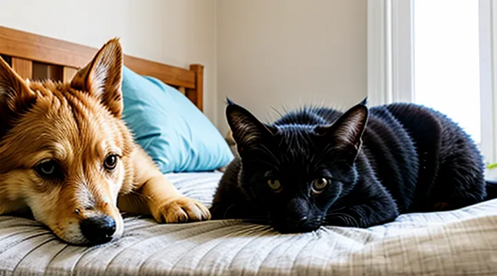 What should you do if there are fleas on the bed?