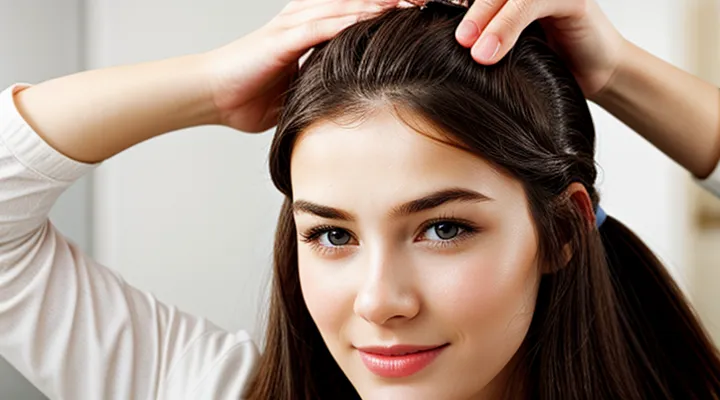 What should you do if there are lice in hair?