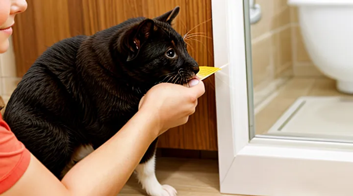 What should you do if you have fleas on you?