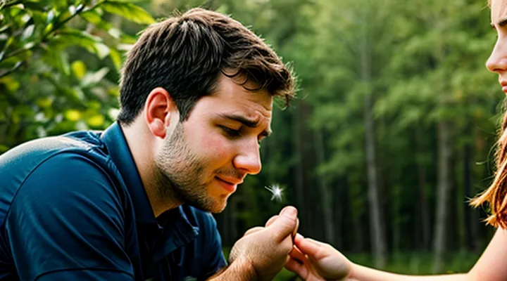 What symptoms does a person experience after a tick bite?