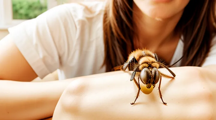 What to apply to a flea bite for relief?