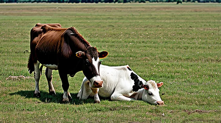 What to do if a cow is bitten by a tick?