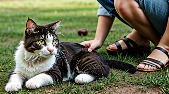 What to do if a tick attaches to a cat?