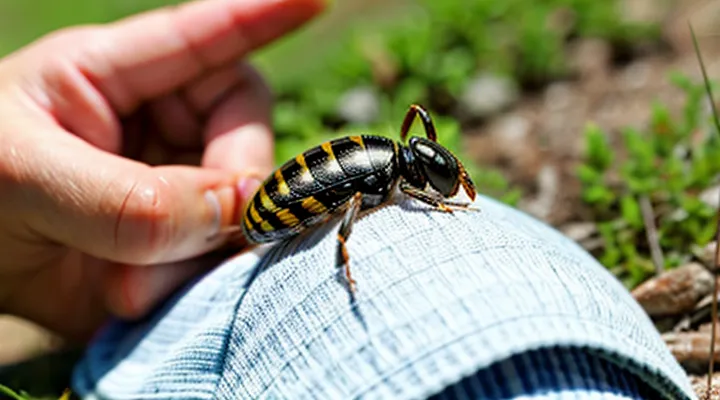 What to do if a tick burrows under the skin?
