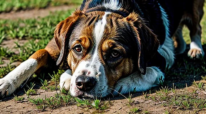 What to do if a tick's head remains embedded in a dog?