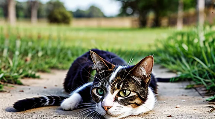 What to do if a tick's head remains in a cat?