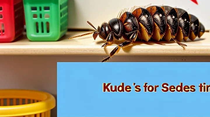 What to do if bedbugs appear in a kindergarten?