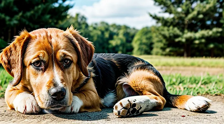 What to do with a subcutaneous tick on a dog?