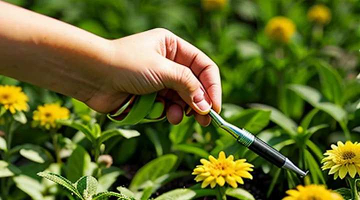 What to use to eradicate ticks on a garden plot?