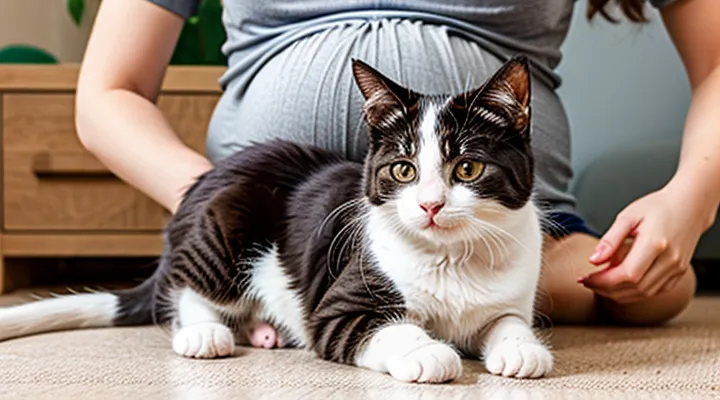 What treatment should be used on a pregnant cat for fleas?