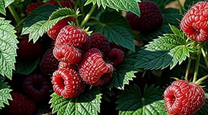 What treatment should be used on raspberries to control spider mites?