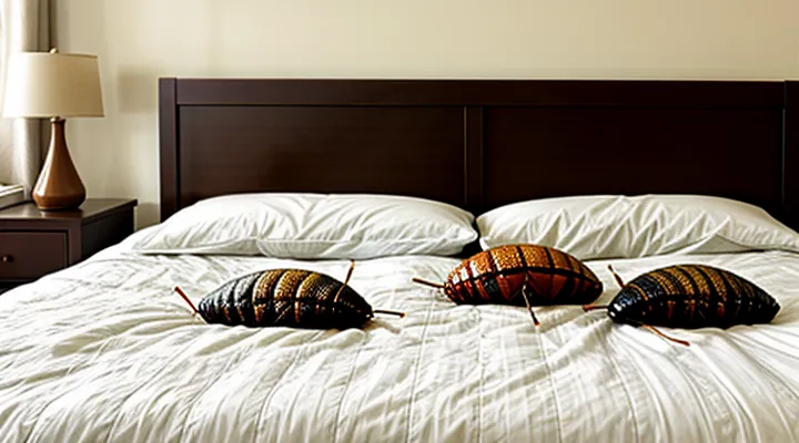 What types of bites do bedbugs leave?