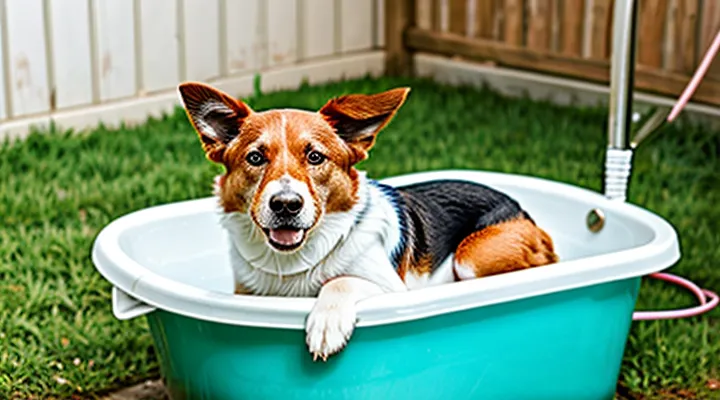 When can a dog be bathed after flea and tick treatment?