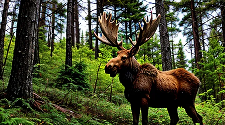 When do moose lice appear in the forest?