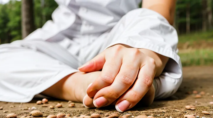 When does a fever develop after a tick bite?