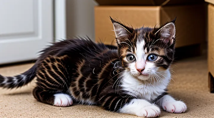 When should a kitten be treated for fleas and worms?