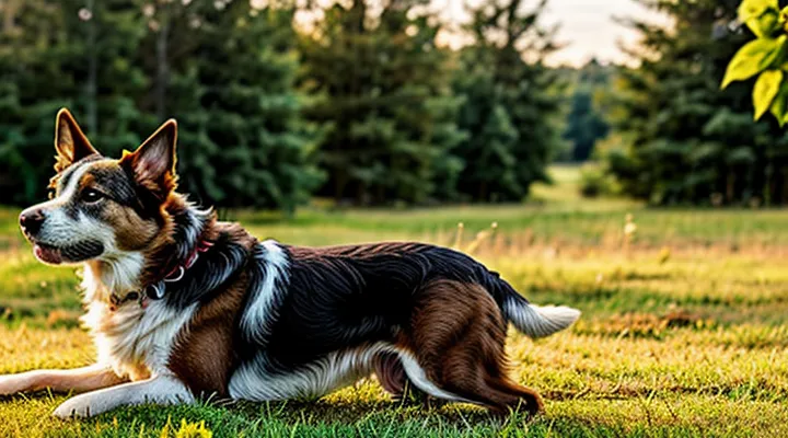 When will the first signs appear after a tick bite on a dog?