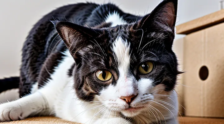 Where and how should flea drops be applied to a cat's neck?
