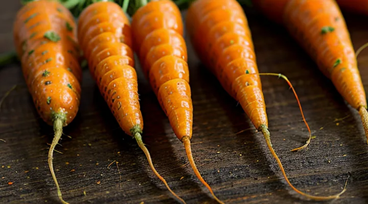 Where are spider mites found on carrots?