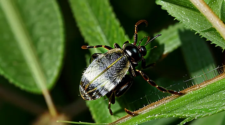 Where are ticks found on trees?