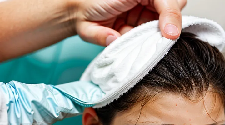 Where can lice appear on the head?