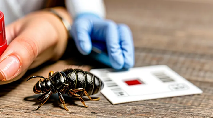 Where can you submit a blood sample after a tick bite?