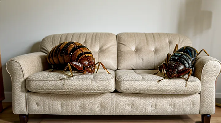 Where do bedbugs come from in a sofa?