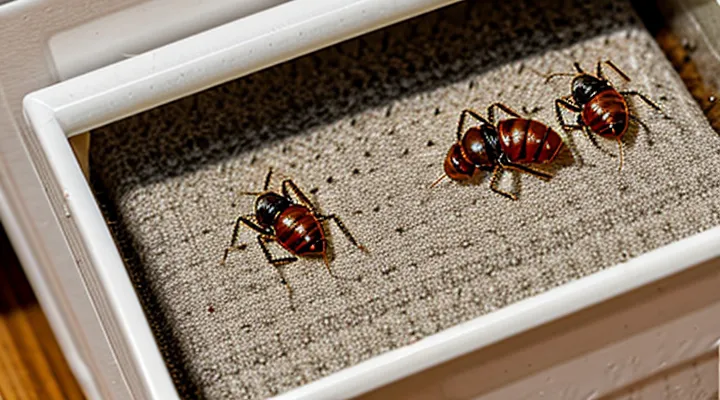 Where do bedbugs lay eggs in an apartment?