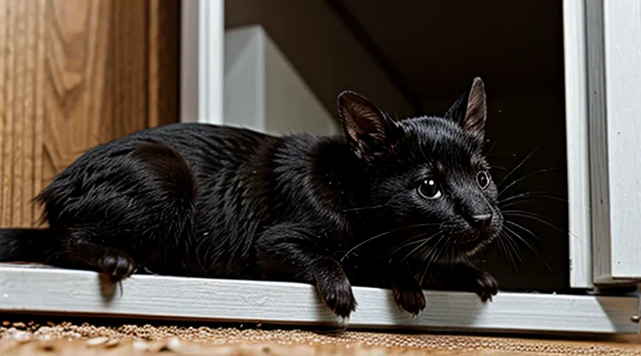 Where do black fleas in a house come from?