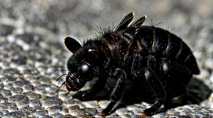 Where do black fleas originate?