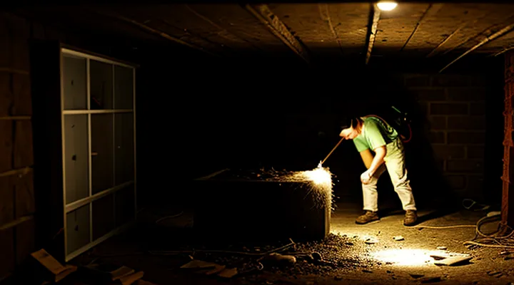 Where do fleas in the basement come from?