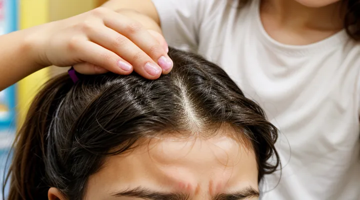 Where do head lice appear?