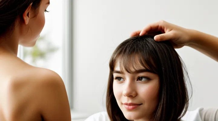 Where do lice on a person's head come from?